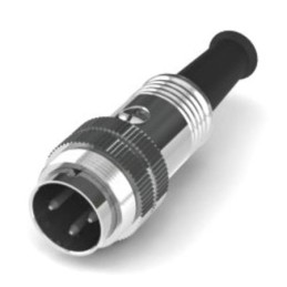 1 pcs - RS PRO 3 Pole M16 Din, 4A, 100 V IP40, Screw Lock, Male, Cable Mount