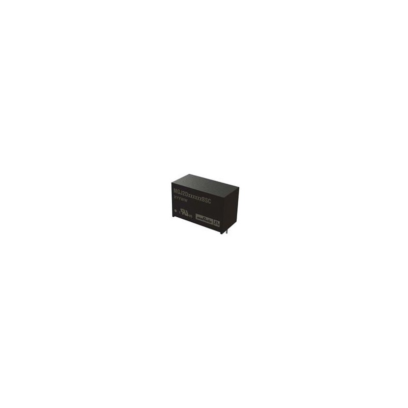 1 pcs : MGJ2D051505BSC - Isolated DC/DC Converters - Through Hole DC/DC 2W TH 5-15/5V 5.4KV SIP