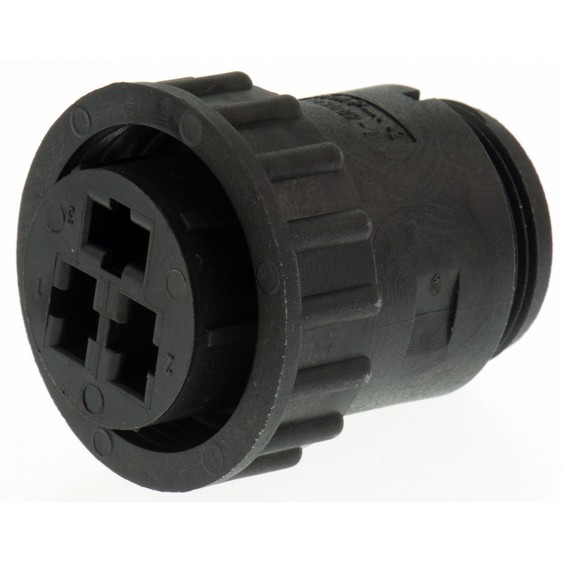 1 pcs - TE Connectivity Circular Connector, 3 Contacts, Cable Mount, Plug, Female, IP65, CPC Series 3 Series
