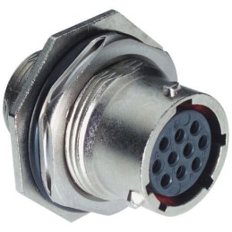 1 pcs - Souriau, UTO 6 Way Panel Mount MIL Spec Circular Connector Receptacle, Socket Contacts,Shell Size 10, Bayonet Coupling,