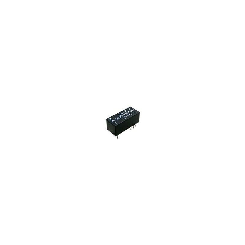 1 pcs : SUS01L-05 - Isolated DC/DC Converters - Through Hole 1W 5V/0-200mA W/EMI FILTER