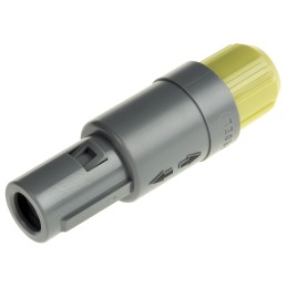 1 pcs - Lemo Circular Connector, 8 Contacts, Cable Mount, Plug, Male, IP50, Redel P Series