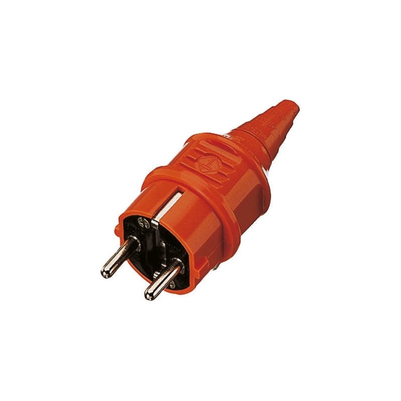 1 pcs - MENNEKES German Mains Plug, 16A, Cable Mount, 230 V