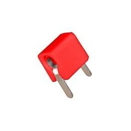 1 pcs : 105-0752-150 - Test Plugs & Test Jacks Red Tip Jack Horiz PCB Mount .080 Plug