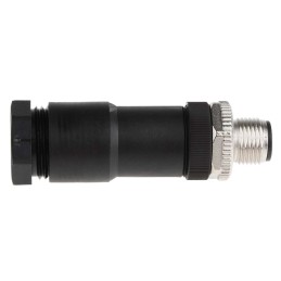 1 pcs - binder Circular Connector, 4 Contacts, Cable Mount, M12 Connector, Plug, Male, IP67, 713 Series