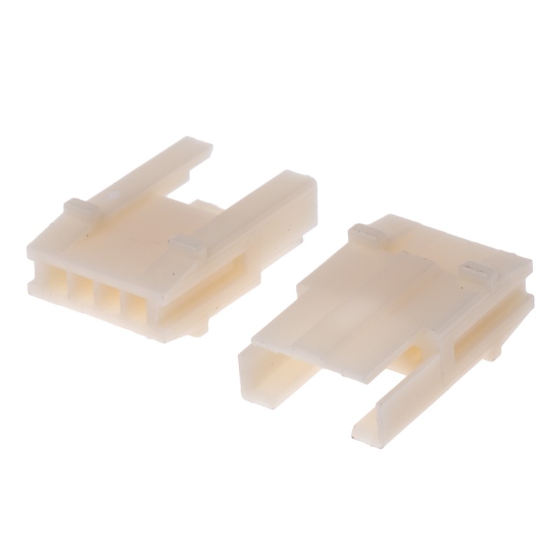 5 pcs - TE Connectivity, EI Female Connector Housing, 2.5mm Pitch, 4 Way, 1 Row