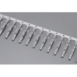 100 pcs - JAE IL-AG5 Series Female Crimp Terminal, 22AWG Min, 18AWG Max