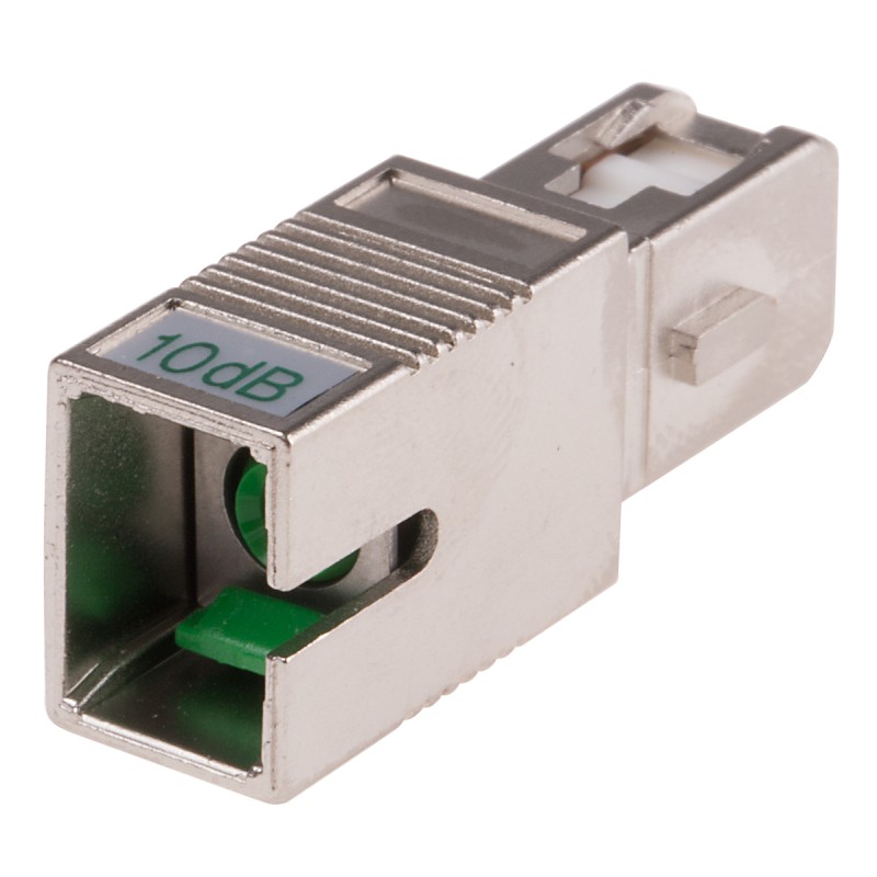 1 pcs - RS PRO SC APC Single Mode 10dB Attenuator