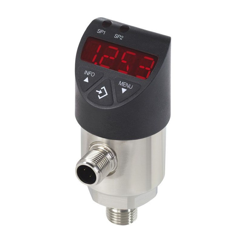 1 pcs - WIKA PSD-4 Series Pressure Switch, 0bar Min, 100bar Max, PNP/NPN Output, Gauge Reading
