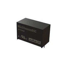 1 pcs : MGJ2D121505BSC - Isolated DC/DC Converters - Through Hole DC/DC 2W TH 12-15/5V 5.4KV SIP