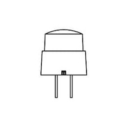 1 pcs : EKMB1207111 - Board Mount Motion & Position Sensors PIR 2uA Lo Pro WHT STD Sens Hand Solder