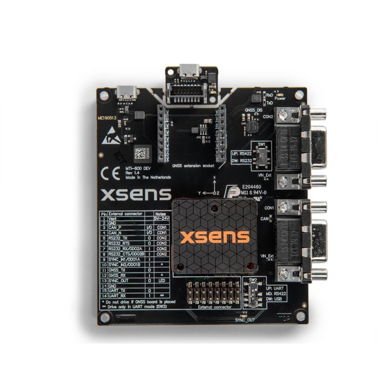 1 pcs - Xsens by Movella MTi-630 Accelerometer Sensor, Barometric Pressure Sensor, Gyroscope Sensor, Magnetometer Sensor
