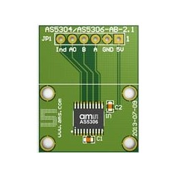 1 pcs : AS5306-TS_EK_AB - Magnetic Sensor Development Tools Adapter Board
