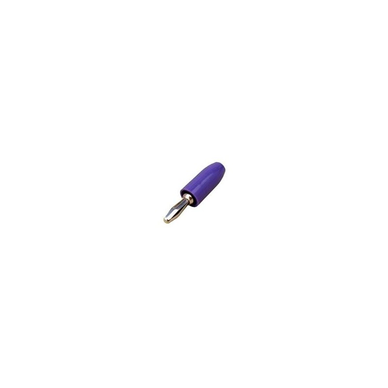1 pcs : 108-0312-001 - Test Plugs & Test Jacks BANANA PLUG VIOLET