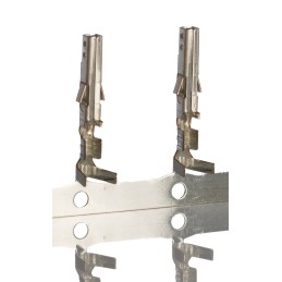 100 pcs - Molex Mini-Fit Series Female Crimp Terminal, 24AWG Min, 18AWG Max