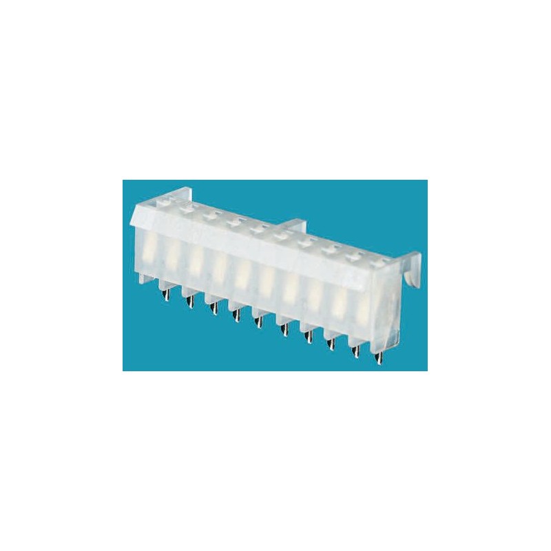 100 pcs - Molex KK 396 Series Straight Through Hole Mount PCB Socket, 10-Contact, 1-Row, 3.96mm Pitch, Solder Termination