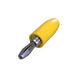 1 pcs : 108-0307-001 - Test Plugs & Test Jacks BANANA PLUG YELLOW