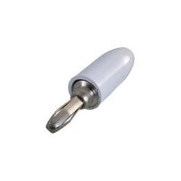 1 pcs : 108-0301-001 - Test Plugs & Test Jacks BANANA PLUG WHITE