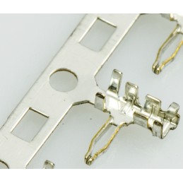 100 pcs - JST SJN Series Male Crimp Terminal, 28AWG Min, 24AWG Max