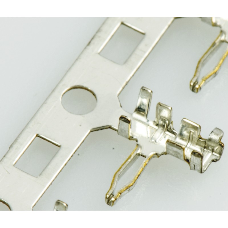 100 pcs - JST SJN Series Male Crimp Terminal, 28AWG Min, 24AWG Max