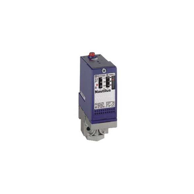 1 pcs - Telemecanique Sensors Pressure Switch, 0bar Min, 10bar Max, 1CO Output