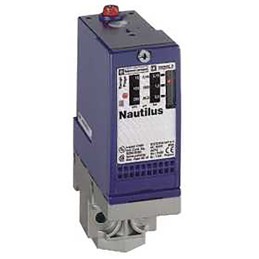 1 pcs - Telemecanique Sensors Pressure Switch, 10 (Rising) bar, 4.5 (Falling) bar Min, 142 (Falling) bar, 160 (Rising) bar Max,
