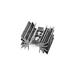 1 pcs : 73393PPBA - Heat Sinks 6063-T5 AL. 2.0 in. X 1.65 in.