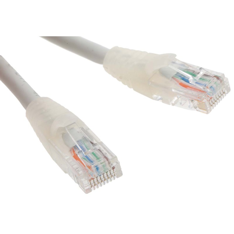1 pcs - RS PRO Cat5e Male RJ45 to Male RJ45 Ethernet Cable, U/UTP, Grey LSZH Sheath, 10m