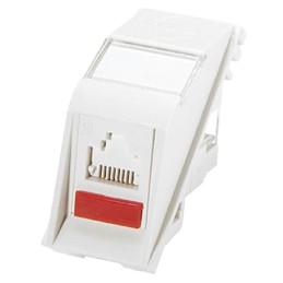 1 pcs - Molex Premise Networks PowerCat Euromod II Series Female RJ45 Connector, Cat6a, STP Shield