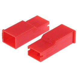 100 pcs - TE Connectivity, Positive Lock .250 1 Way Crimp Terminal Housing