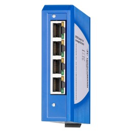 1 pcs - Hirschmann SPIDER Series DIN Rail Mount Unmanaged Ethernet Switch, 4 RJ45 Ports, 100Mbit/s Transmission, 9.6 - 32V dc