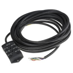 1 pcs - RS PRO Sensor Box, M12, 10m cable, 5 way, 6 port