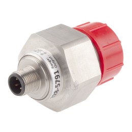 1 pcs - RS PRO Pressure Sensor, 0bar Min, 5bar Max, Voltage Output, Relative Reading