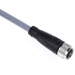 1 pcs - Pepperl + Fuchs Straight Female 3 way M8 to Unterminated Sensor Actuator Cable, 5m