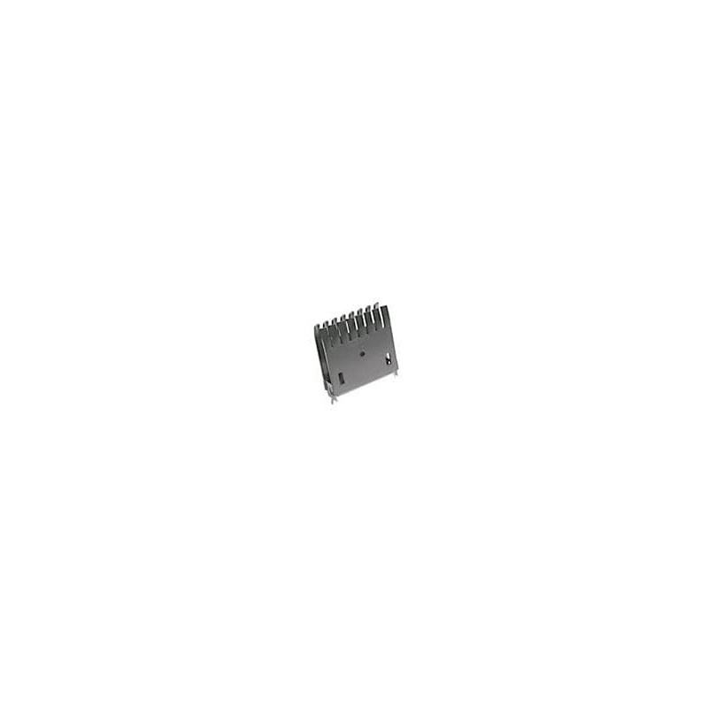 1 pcs : 530801B05150G - Heat Sinks High-Rise Heat Sink+Tab TO218, Twisted, Vertical, 6.3 C/W, 2.95mm Hole, Clip 50