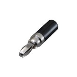 1 pcs : 108-1003-001 - Test Plugs & Test Jacks MINI BANANA PLUG BLACK