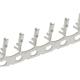 100 pcs - Molex CLIK-Mate Series Male Crimp Terminal, 28AWG Min, 26AWG Max