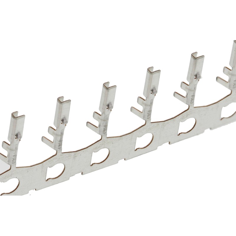 100 pcs - Molex CLIK-Mate Series Male Crimp Terminal, 28AWG Min, 26AWG Max