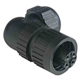 100 pcs - Hirschmann, CA IP66, IP67 Black Screw 3 + PE Angled Industrial Power Plug, Rated At 10A, 230 V, 400 V
