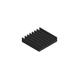 1 pcs : M-C091 - Heat Sinks Stand Alone Heat Sink, Transverse Fins, Half Brick, 12.7mm (Includes: 1 Heatsink - no screws /no was