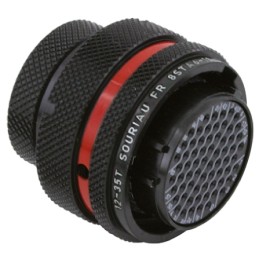 1 pcs - Souriau Circular Connector, 66 Contacts, Cable Mount, Plug, Female, IP67, 8STA Series