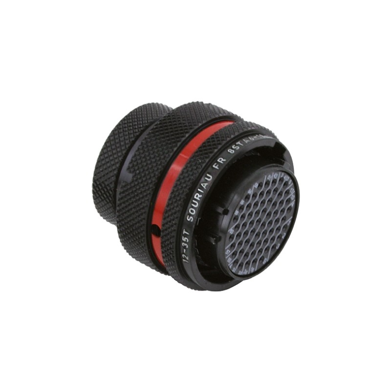 1 pcs - Souriau Circular Connector, 66 Contacts, Cable Mount, Plug, Female, IP67, 8STA Series