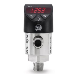 1 pcs - Allen Bradley 836P Series Pressure Sensor, 0bar Min, 400bar Max, 4 - 20 mA, Analogue, PNP-NO/NC Output, Relative