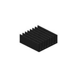 1 pcs : M-C308 - Heat Sinks Stand Alone Heat Sink, Longitudinal Fins, Half Brick (Includes: 1 Heatsink - no screws /no washers /