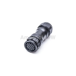 1 pcs - Amphenol Industrial Circular Connector, 18 Contacts, Cable Mount, Socket, Female, IP68, X-Lok Series