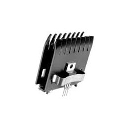 1 pcs : 530101B00150G - Heat Sinks Heat Sink for TO218, Twisted, Vertical, 6.3 C/W, 4.75mm Hole, 21.08mm, Clip 50