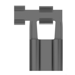 100 pcs - TE Connectivity FASTIN-FASTON .312 Uninsulated Female Spade Connector, Flag Terminal, 7.92 x 0.81mm Tab Size, 1mm² t