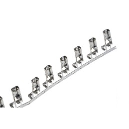 100 pcs - TE Connectivity Positive Lock .250 Mk I Uninsulated Female Spade Connector, Flag Terminal, 6.35 x 0.81mm Tab Size,