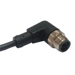 1 pcs - RS PRO Right Angle Male 4 way M12 to Unterminated Sensor Actuator Cable, 5m