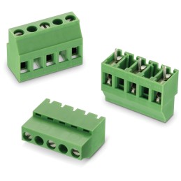 10 pcs - Wurth Elektronik 2448 Series PCB Terminal Block, 3-Contact, 10mm Pitch, PCB Mount, 1-Row, Solder Termination